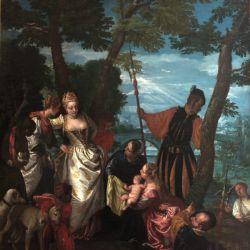 Moses saved from the water